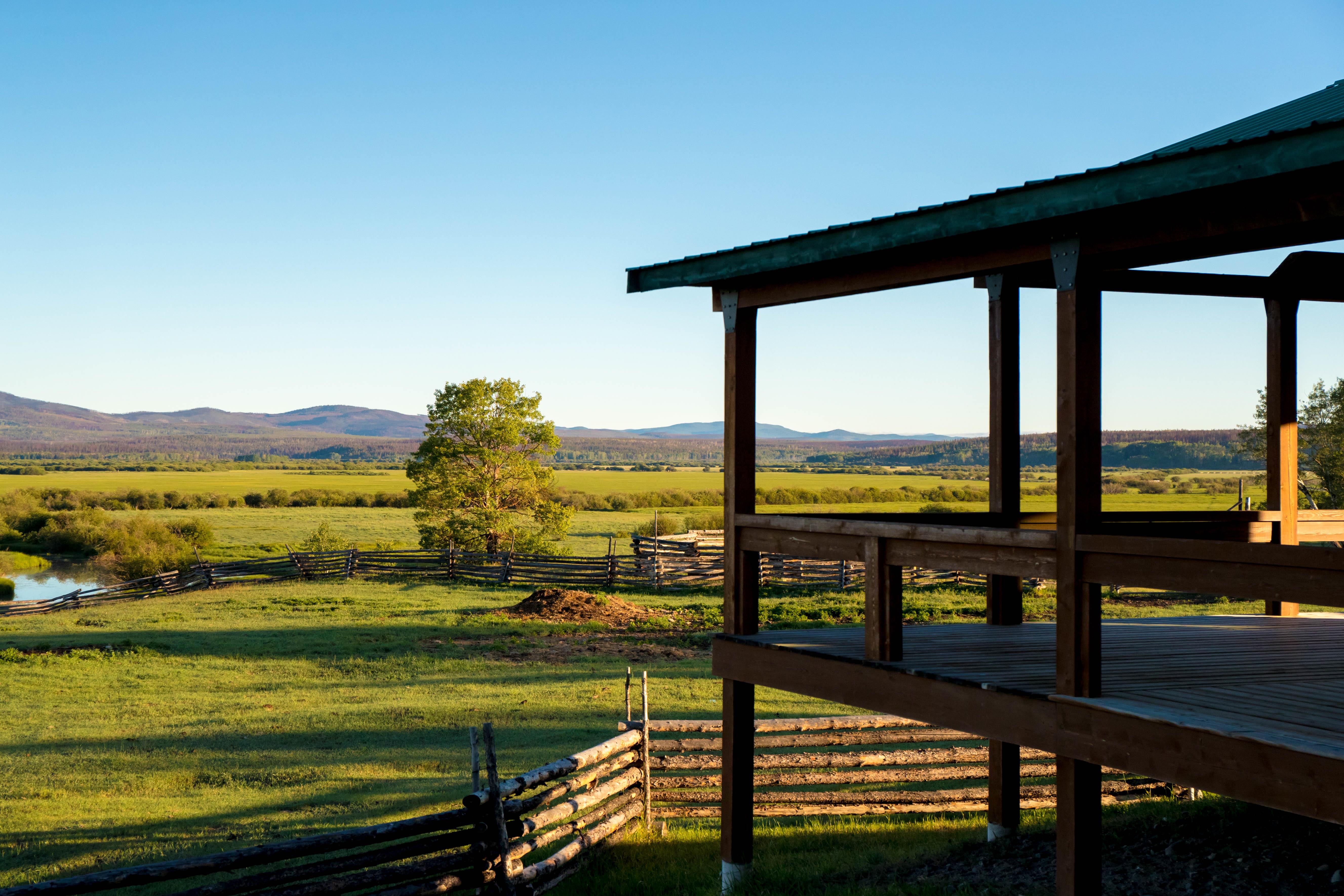 The Old Knowles Ranch, a working ranch in British Columbia totaling one